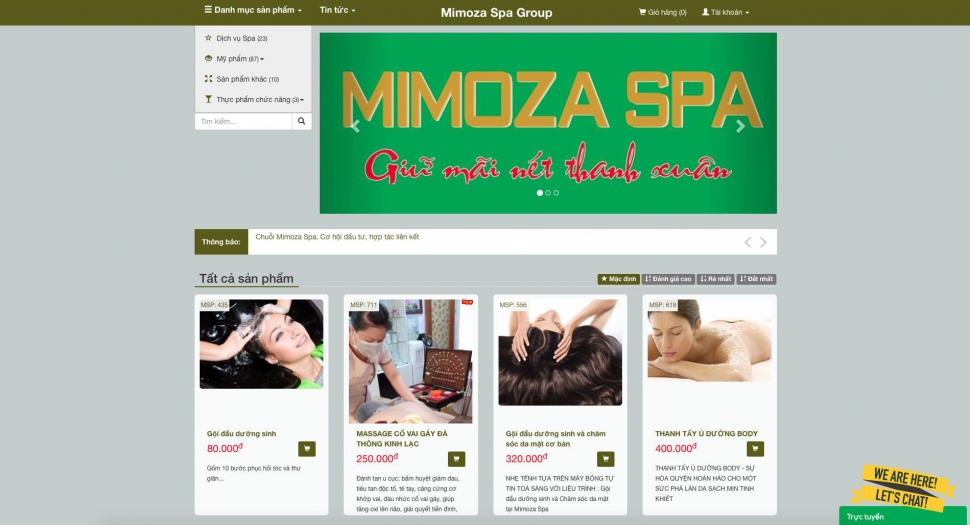 Mimoza Spa Group - Dịch vụ làm đẹp an toàn và hiệu quả